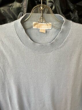 Michael Kors Women’s Light Blue Crew Neck Sweater